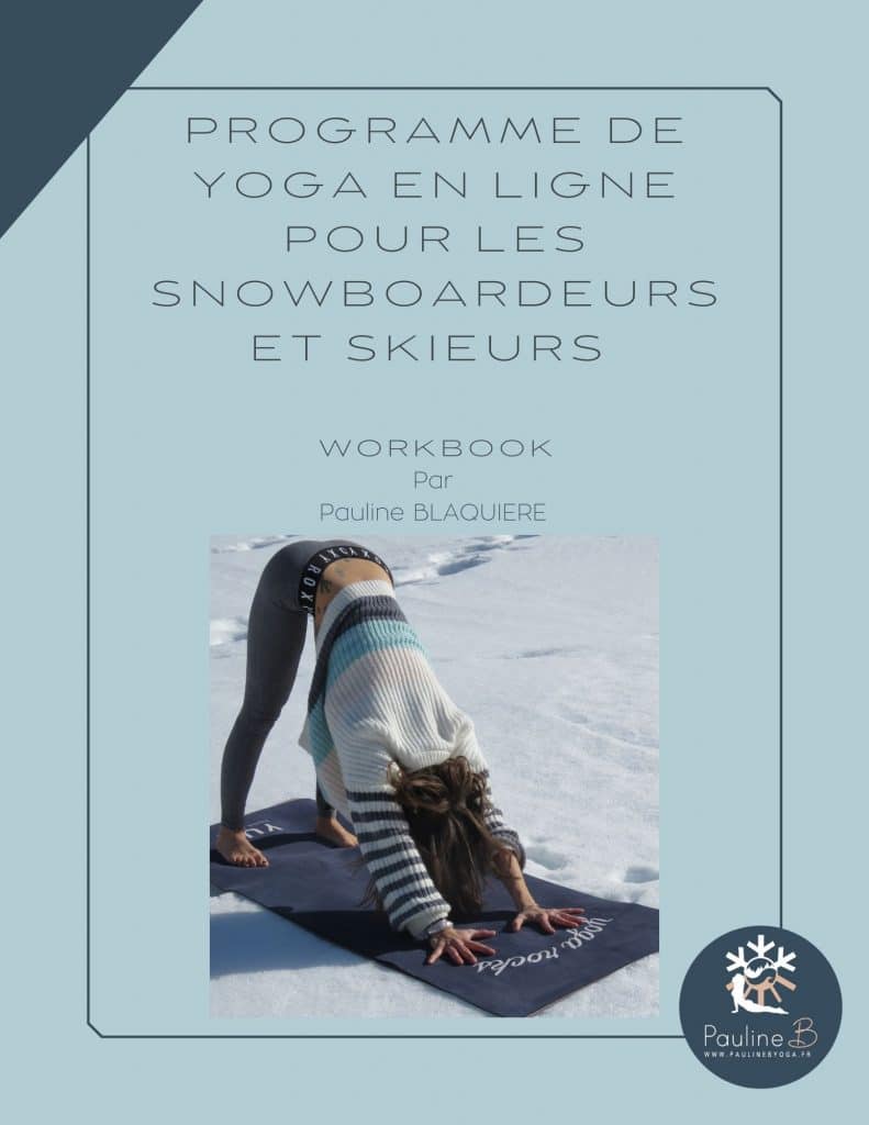workbook du programme de yoga en ligne pour les snowboardeurs et les skieurs